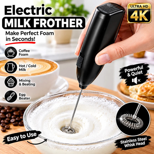 Electric milk frother egg - milk,